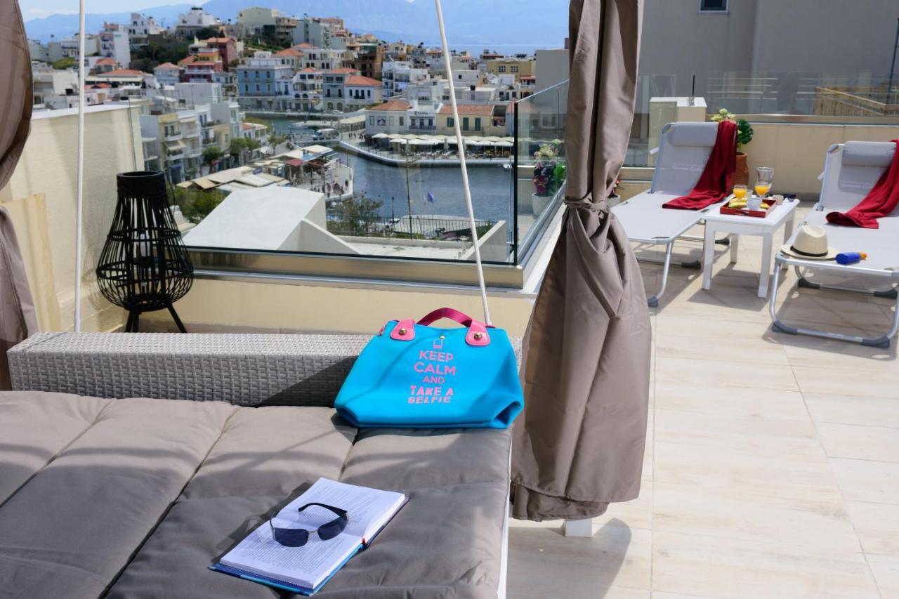 Luxury Lake - Center House Agios Nikolaos  Luaran gambar